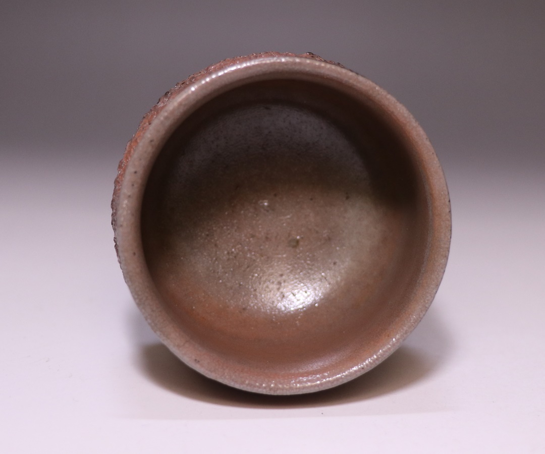 二代藤原楽山 作 「青備前ぐい呑」 ～備前焼専門卸小売店 川口陶楽苑～