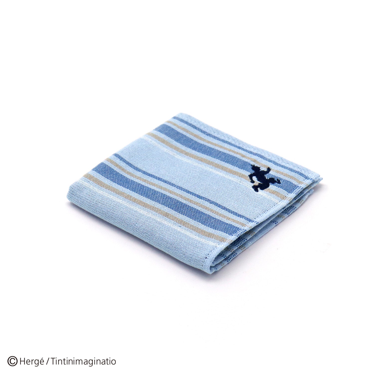 TINTIN』タンタン ガーゼストライプ タオルハンカチ※配送限定商品