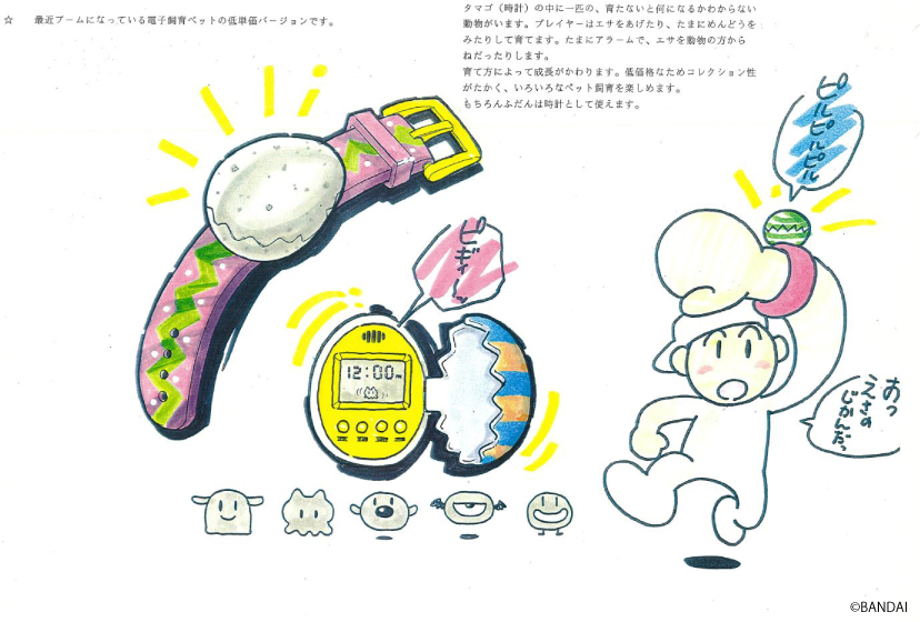 たまごっち25周年 ～すべてはこの企画書から始まった～ 前編 | BANDAI TOYS