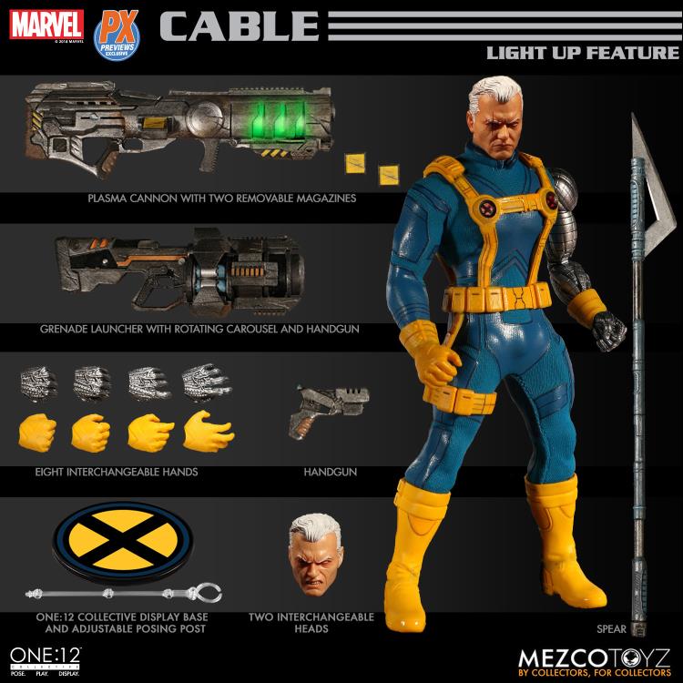Mezco Toyz ONE:12 Collective: Cable PX Exclusive Action Figure