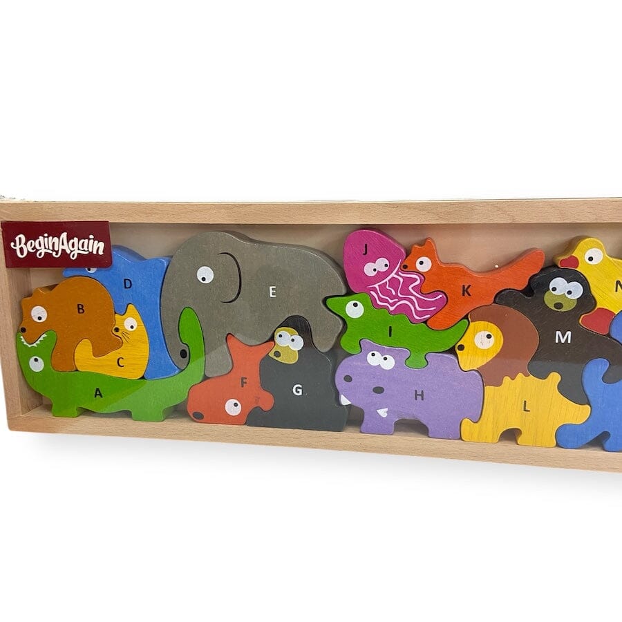 BeginAgain Animal Parade A-Z Puzzle & Play Set – TOYCYCLE