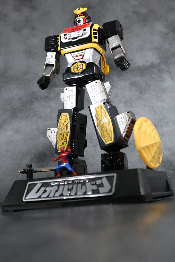超合金魂 GX-33 レオパルドン&スパイダーマン レビュー【アクション編