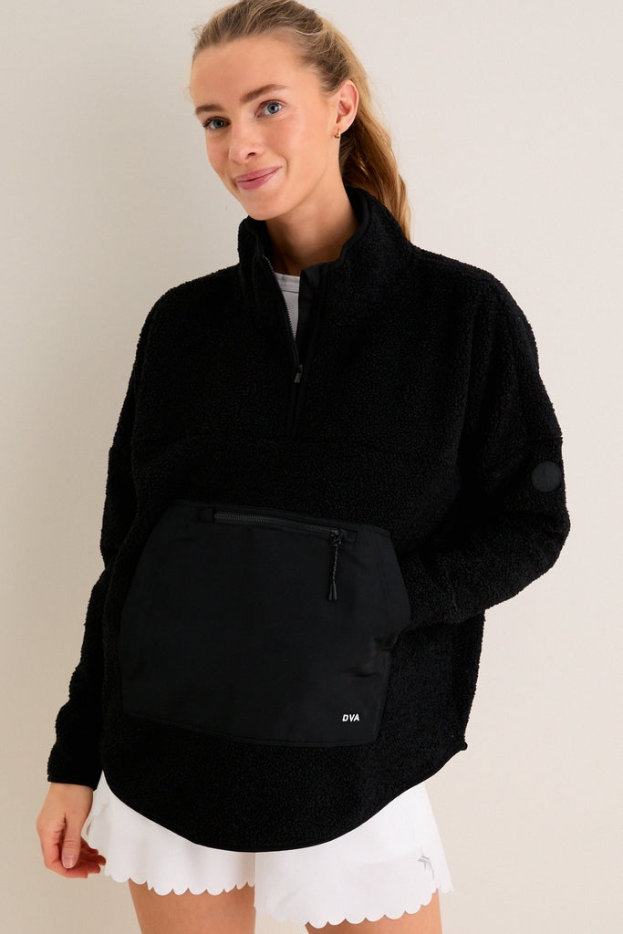 Black Fleece Cady Quarter Zip | Tnuck Sport