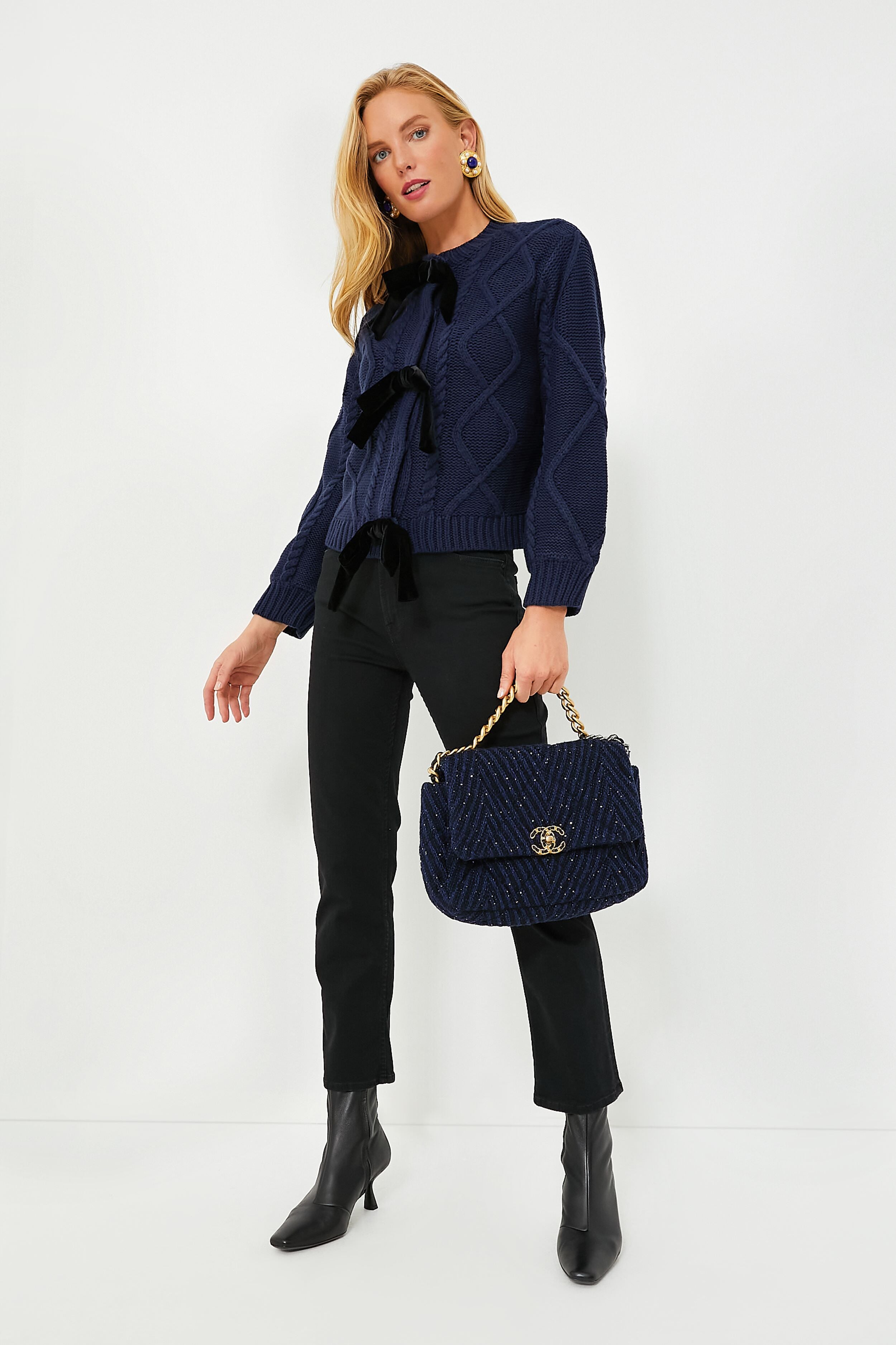 Chanel Navy Tweed 19 Bag | Tuckernuck Archive Collection