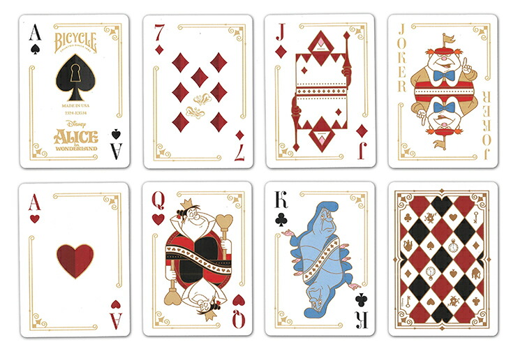 楽天市場】【トランプ】BICYCLE DISNEY ALICE IN WONDERLAND