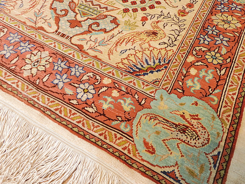 楽天市場】【楽天スーパーSALE20%OFF】ヘレケ トルコ絨毯 シルク