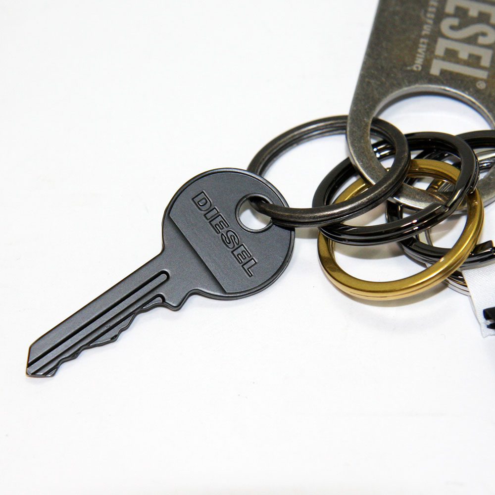 楽天市場】【送料無料】ディーゼル DIESEL キーリング キーホルダー