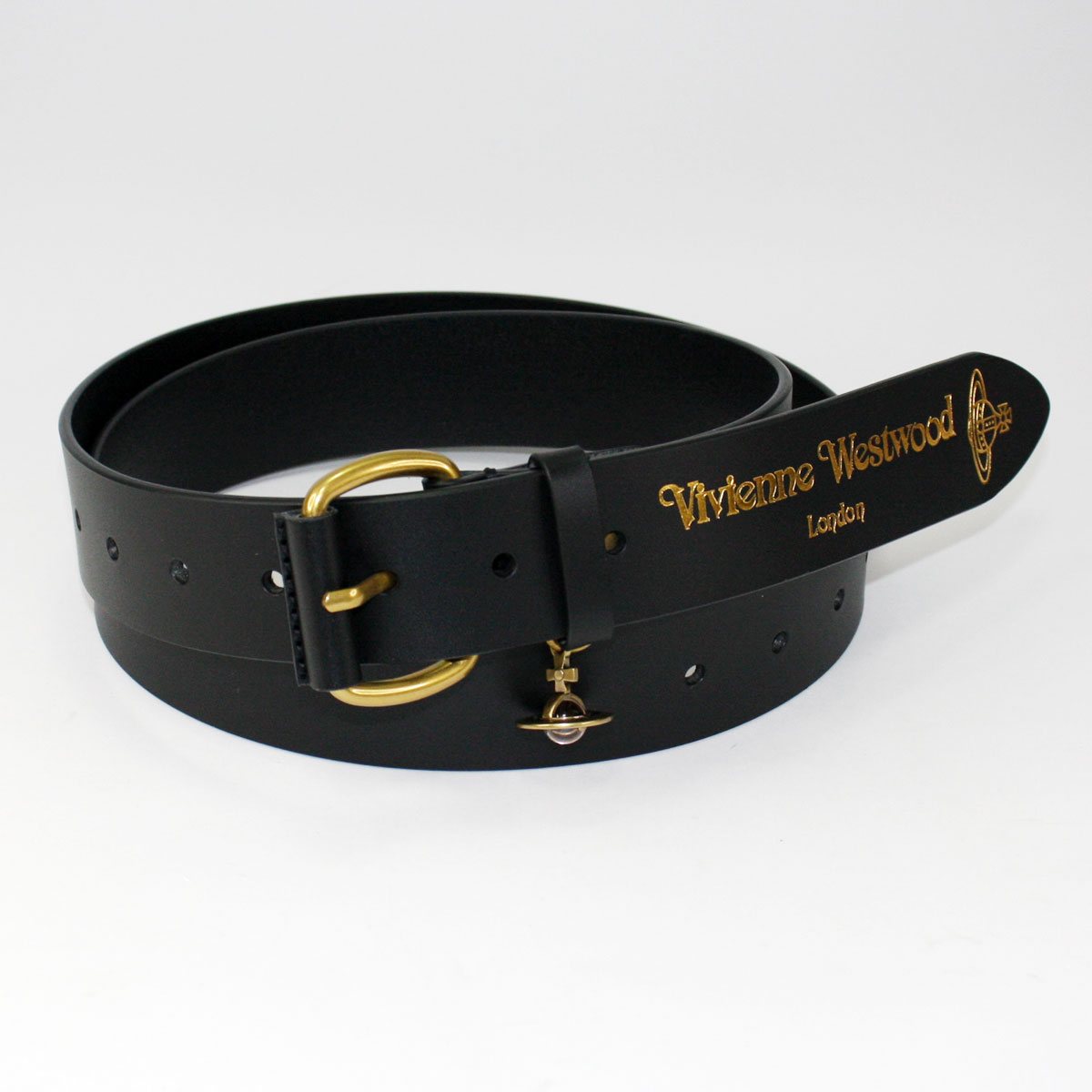 Vivienne Westwood】シルバー盾型バックルの茶色ベルト 楽天市場