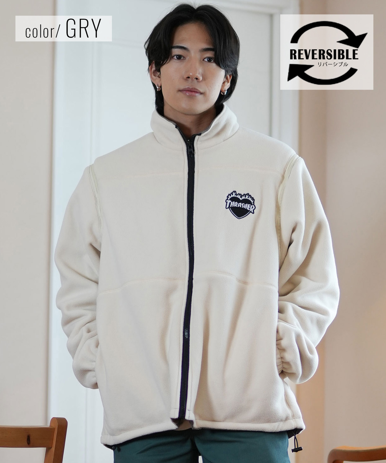 楽天市場】THRASHER スラッシャー アウター メンズ 4WAY ジャケット