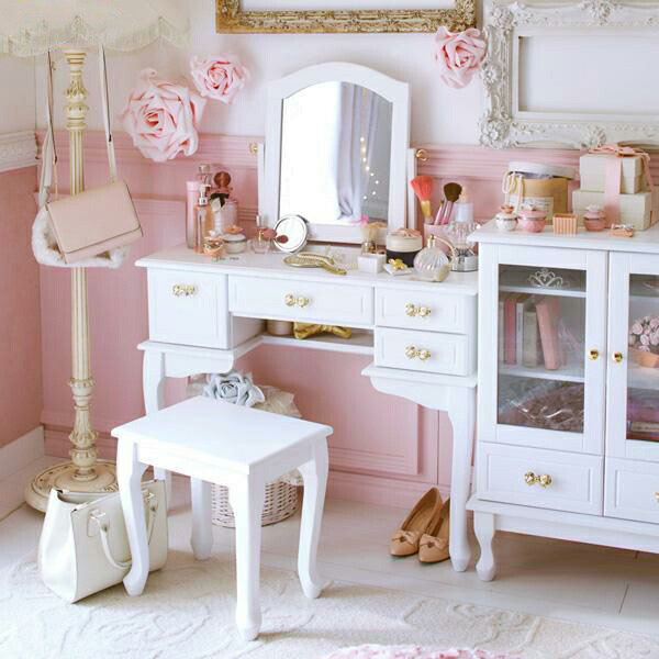 楽天市場】【直送】取っ手を着せ替えできる猫脚ドレッサー/クリスタル