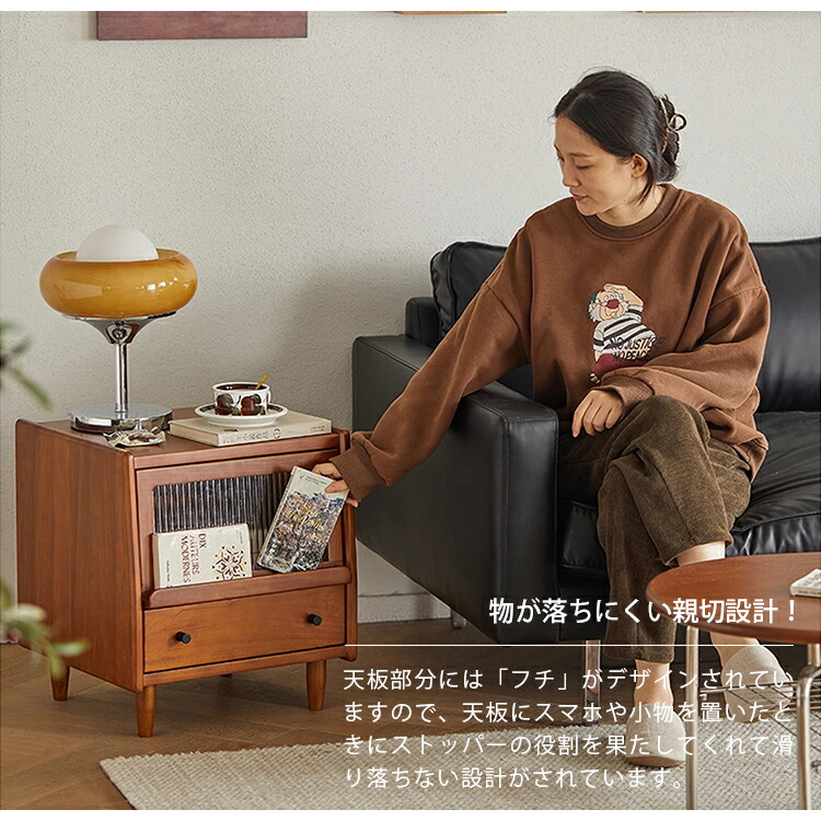 楽天市場】ナイトテーブル サイドテーブル サイドチェスト チェスト