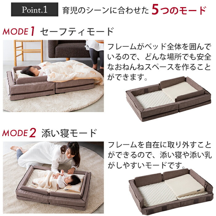 楽天市場】farska コンパクトベッド Free | ファルスカ ベビーベッド