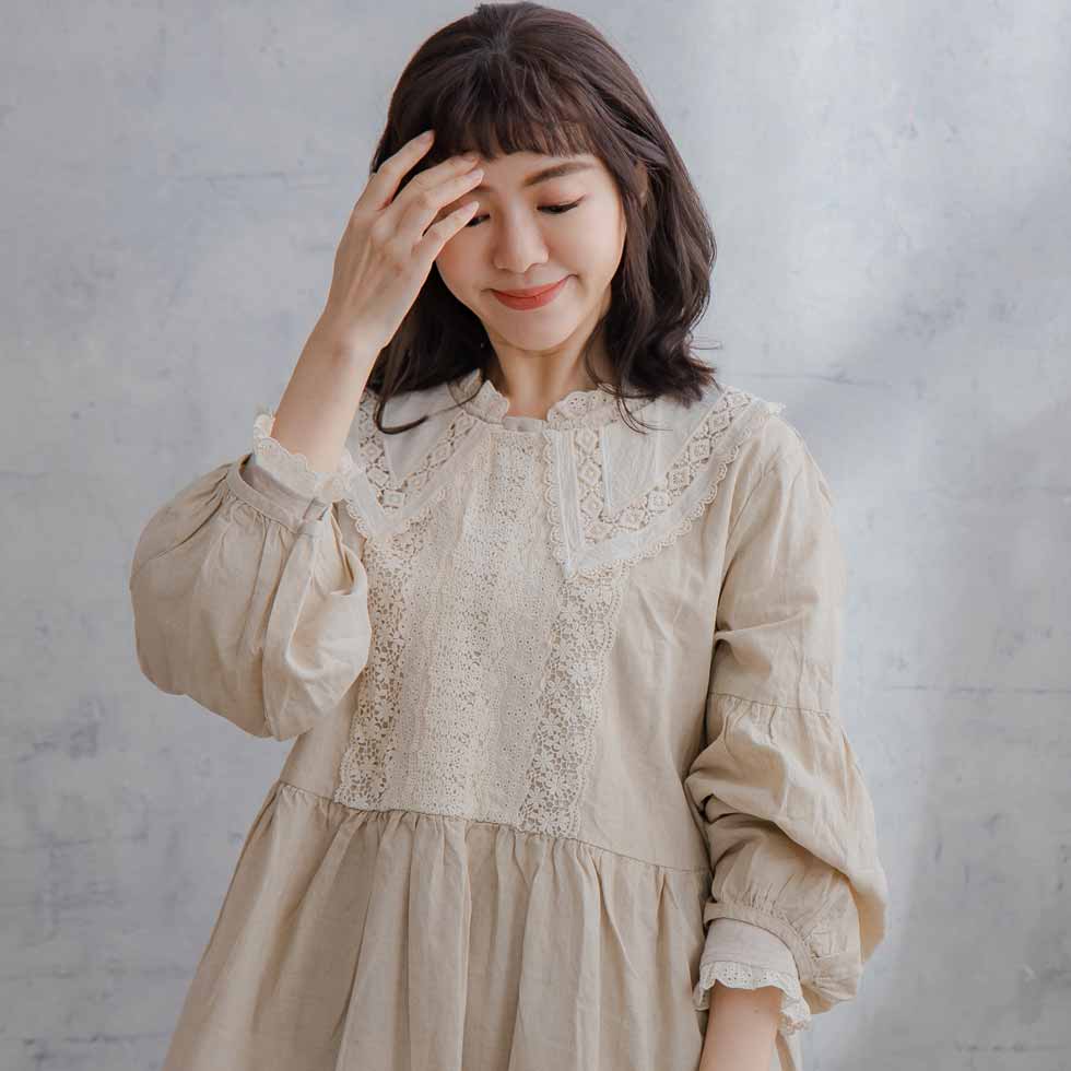 楽天市場】【完売御礼】 ブラウス セーラー風 襟レース 長袖