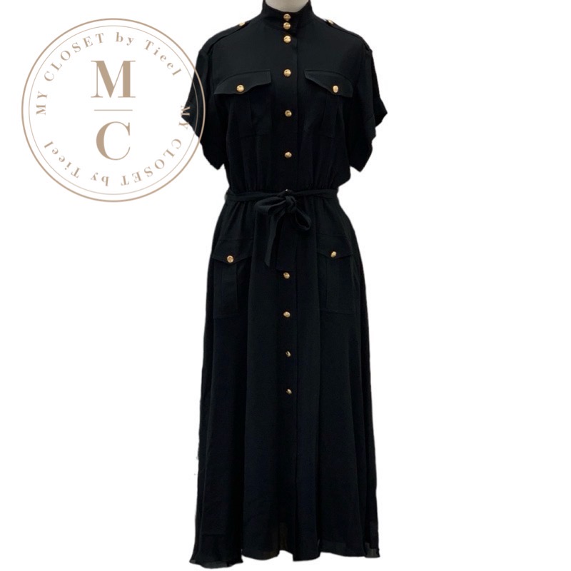 楽天市場】未使用 セリーヌ CELINE ワンピース サファリドレス シルク