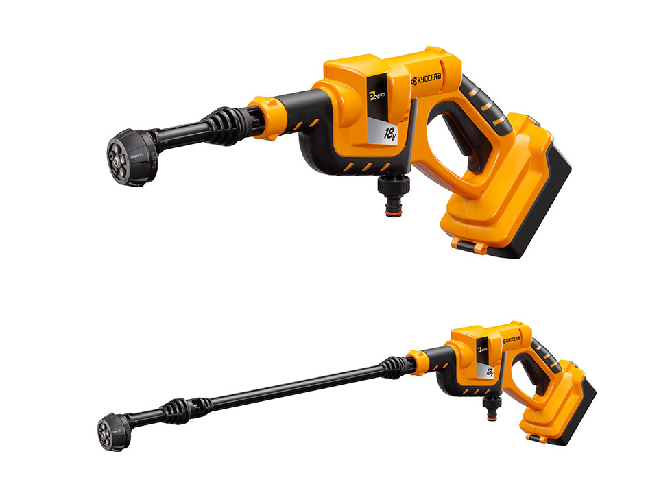 楽天市場】京セラ 充電式 ポータブル洗浄機 KPW1800 純正品 コードレス