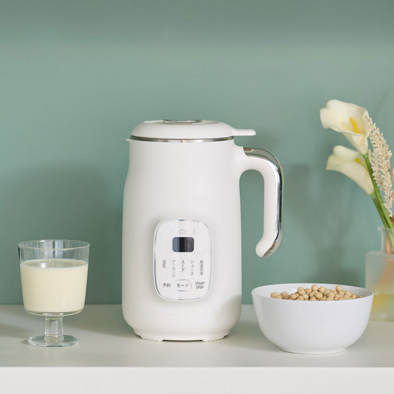 楽天市場】【2025年8月新製品】AL COLLE 豆乳メーカー ホワイト