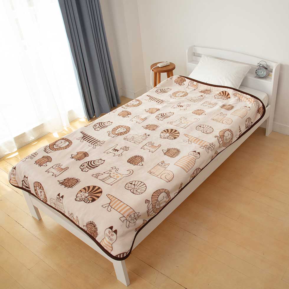 楽天市場】リサラーソン 電気毛布 掛け 敷き 掛け/敷き兼用