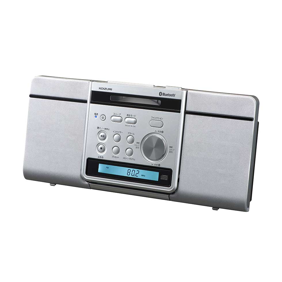 楽天市場】＼壁掛けOK／ ステレオCDシステム bluetooth コイズミ (SDB
