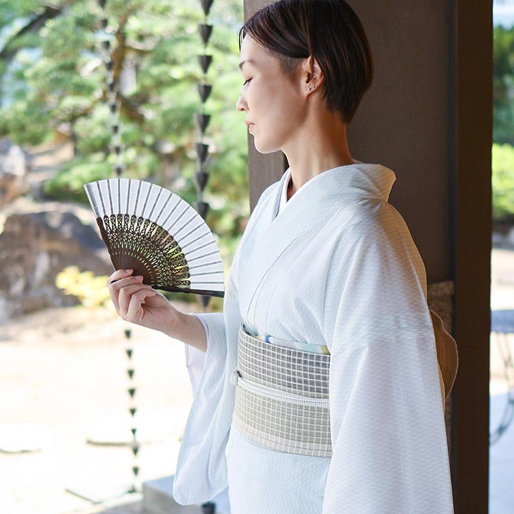 楽天市場】＼楽天カードで4倍DAY!／ [洗える着物 絽 江戸小紋] 東