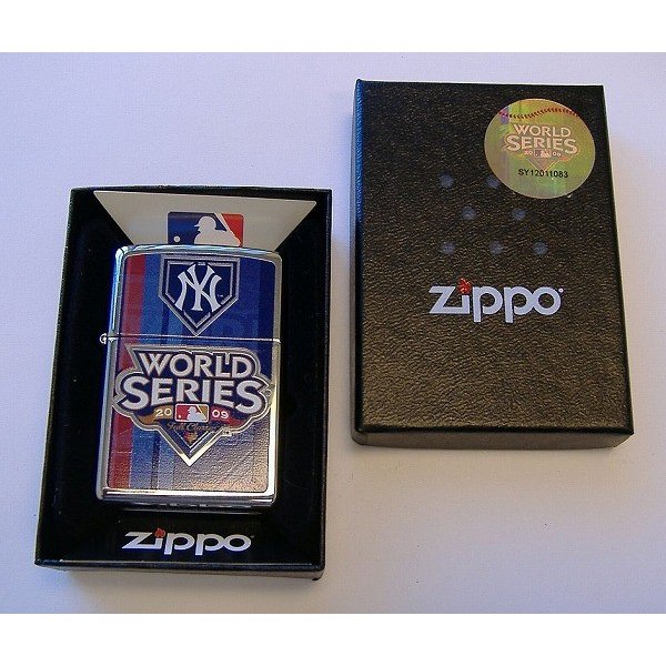 楽天市場】ZIPPO ライター ヤンキース 2009 【ワールドシリーズ