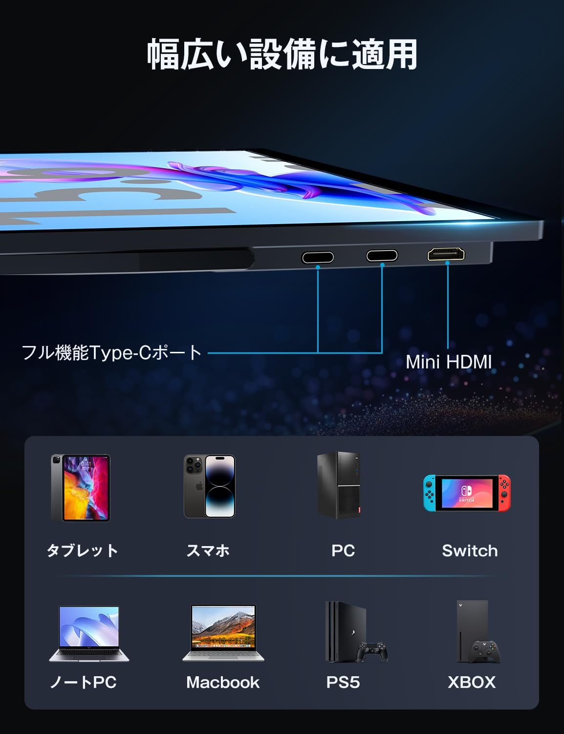 楽天市場】【144Hz◇1ms◇2.5K】 モバイルモニター 16インチ 自立