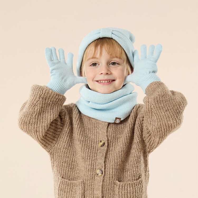 楽天市場】ニットセット 秋冬 マフラー 手袋 ニット帽 キッズ 帽子