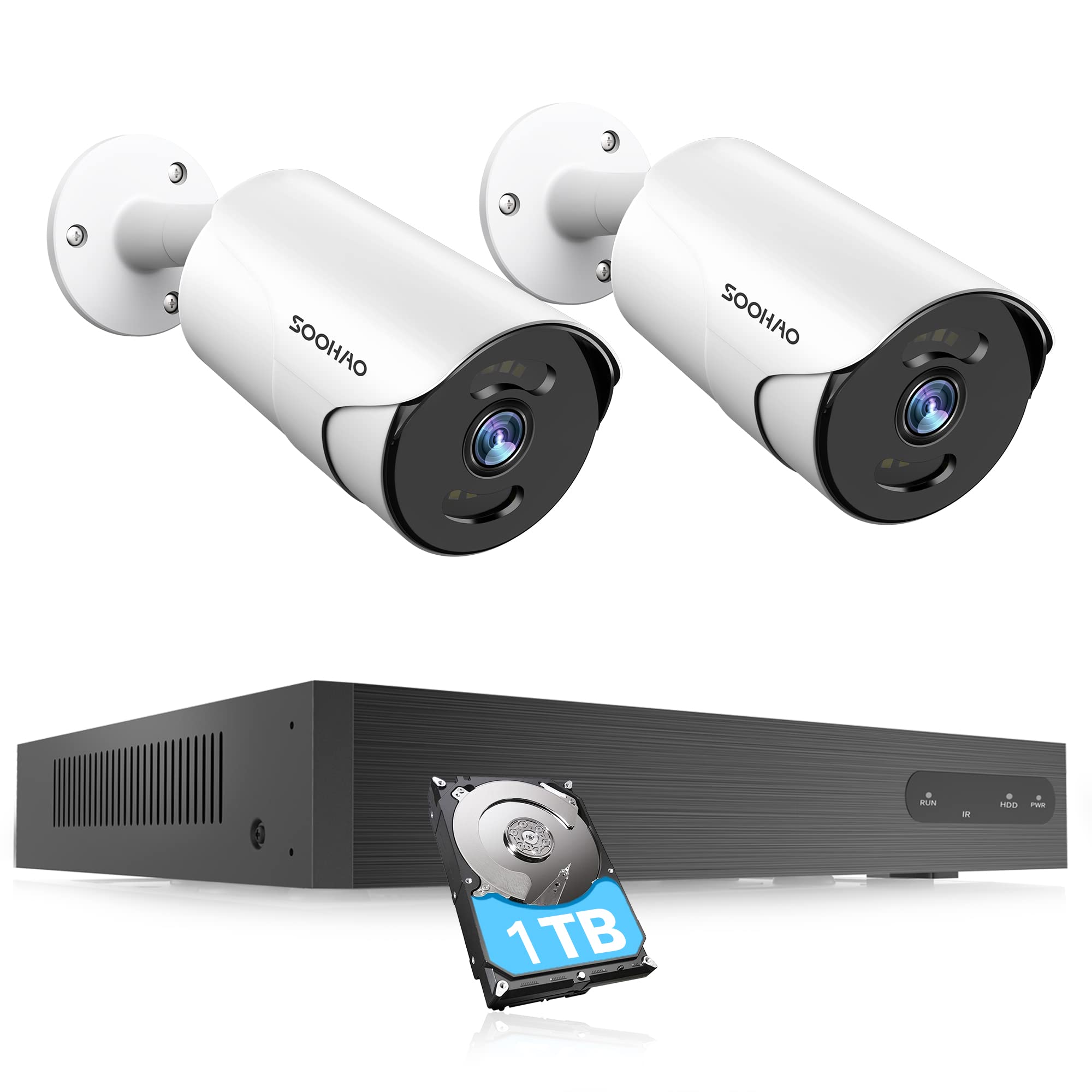 楽天市場】防犯カメラ 2台セット soohaoの通販