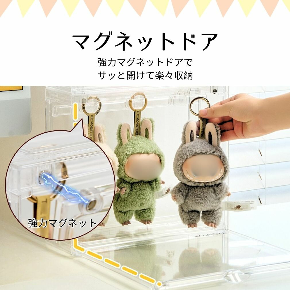 楽天市場】【吊り下げ式】LABUBU対応 ぬいぐるみ用 収納ケース