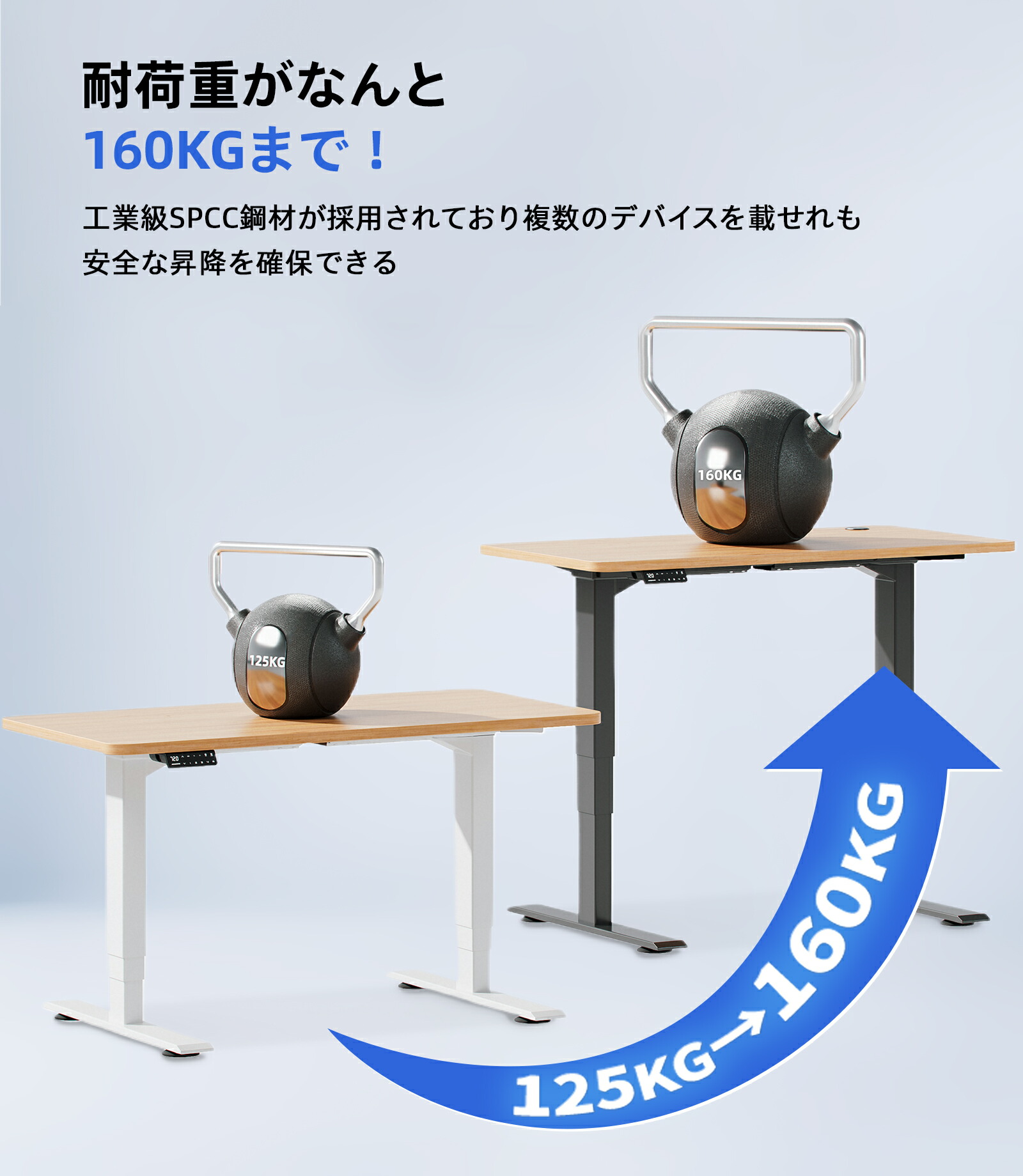 楽天市場】Maidesite 昇降デスク T2 Pro Plus 電動 昇降式テーブル