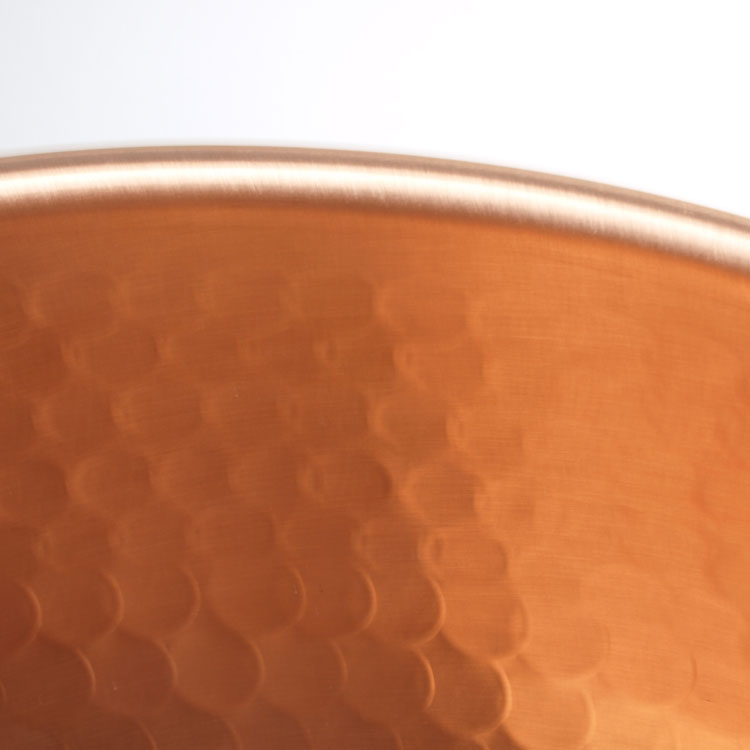 楽天市場】打ち出し銅さわり鍋 1尺3寸（約39cm） 柄・取っ手無し 銅