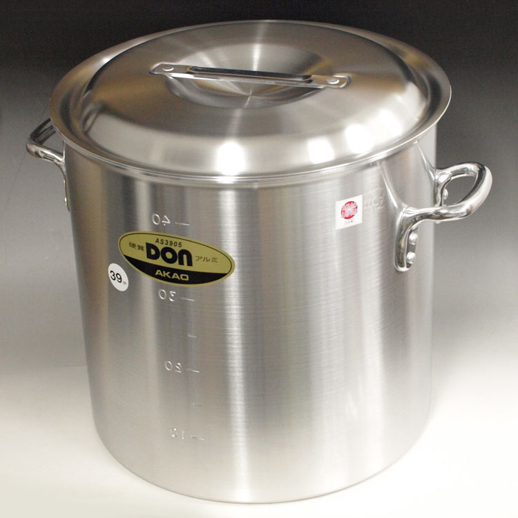 楽天市場】【お取り寄せ】アカオアルミ DON 寸胴鍋 54cm（約122