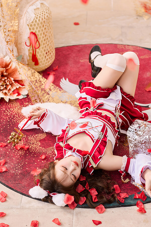 楽天市場】[正規品]【即納】コスプレ 新年 巫女 メイド アニマル ネコ