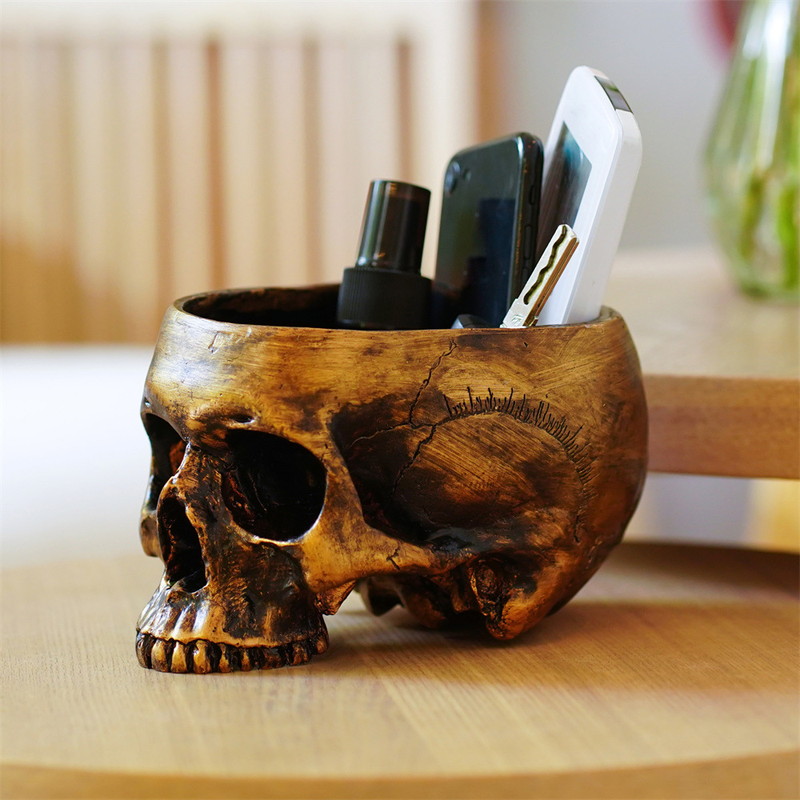 楽天市場】ドクロ 小物入れ 収納 インテリア スカル 髑髏 骸骨