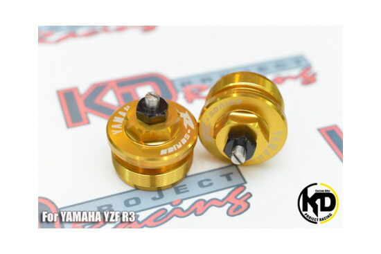 楽天市場】ヤマハ YZF-R3 フロントフォーク トップ カバー 左右セット