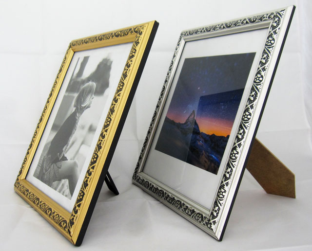 楽天市場】フォトフレーム ゴールド シルバー 2点セット 写真立て 額縁