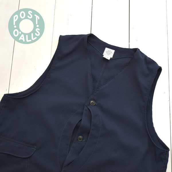 楽天市場】POST OVERALLS (ポストオーバーオールズ) ベスト Royal