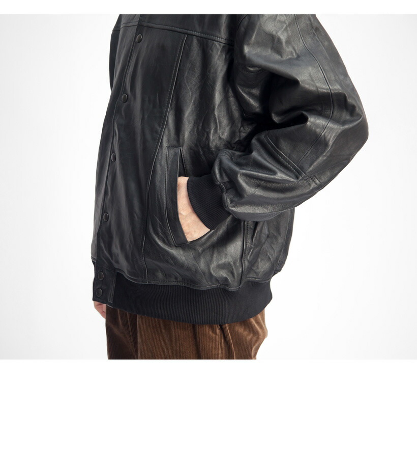 楽天市場】YOUSED ユーズド オールレザースタジアムジャンパー