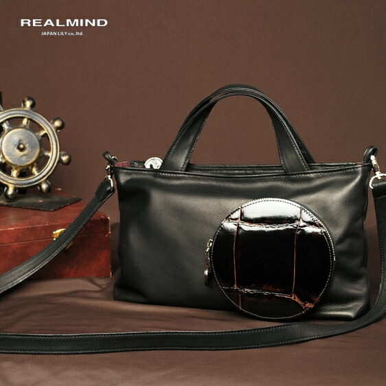 楽天市場】牛革 ショルダーバッグ ハンドバッグ レディース REALMIND