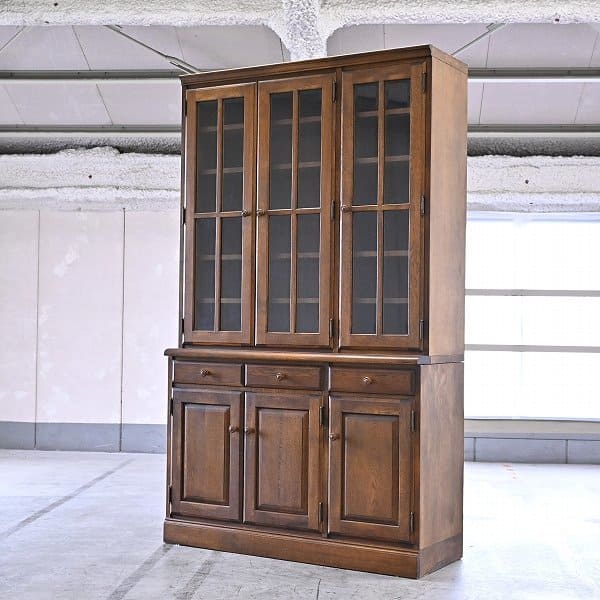 楽天市場】葉山ガーデン「カップボード1200」食器棚 道産ナラ