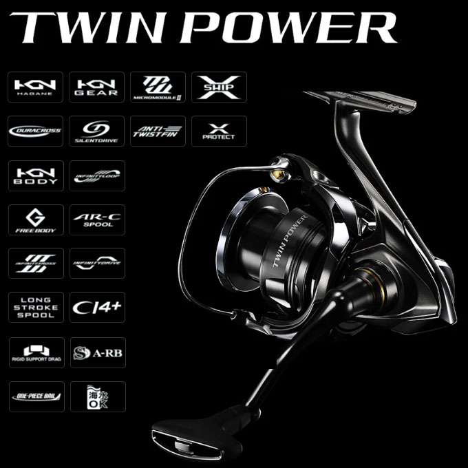 楽天市場】(5)シマノ 24 ツインパワー 4000MHG (2024年モデル