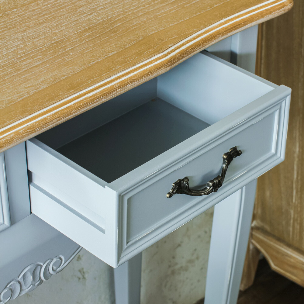 楽天市場】〔CSL02-JIG0103〕コンソールネコ脚【ブルーグレー】デスク