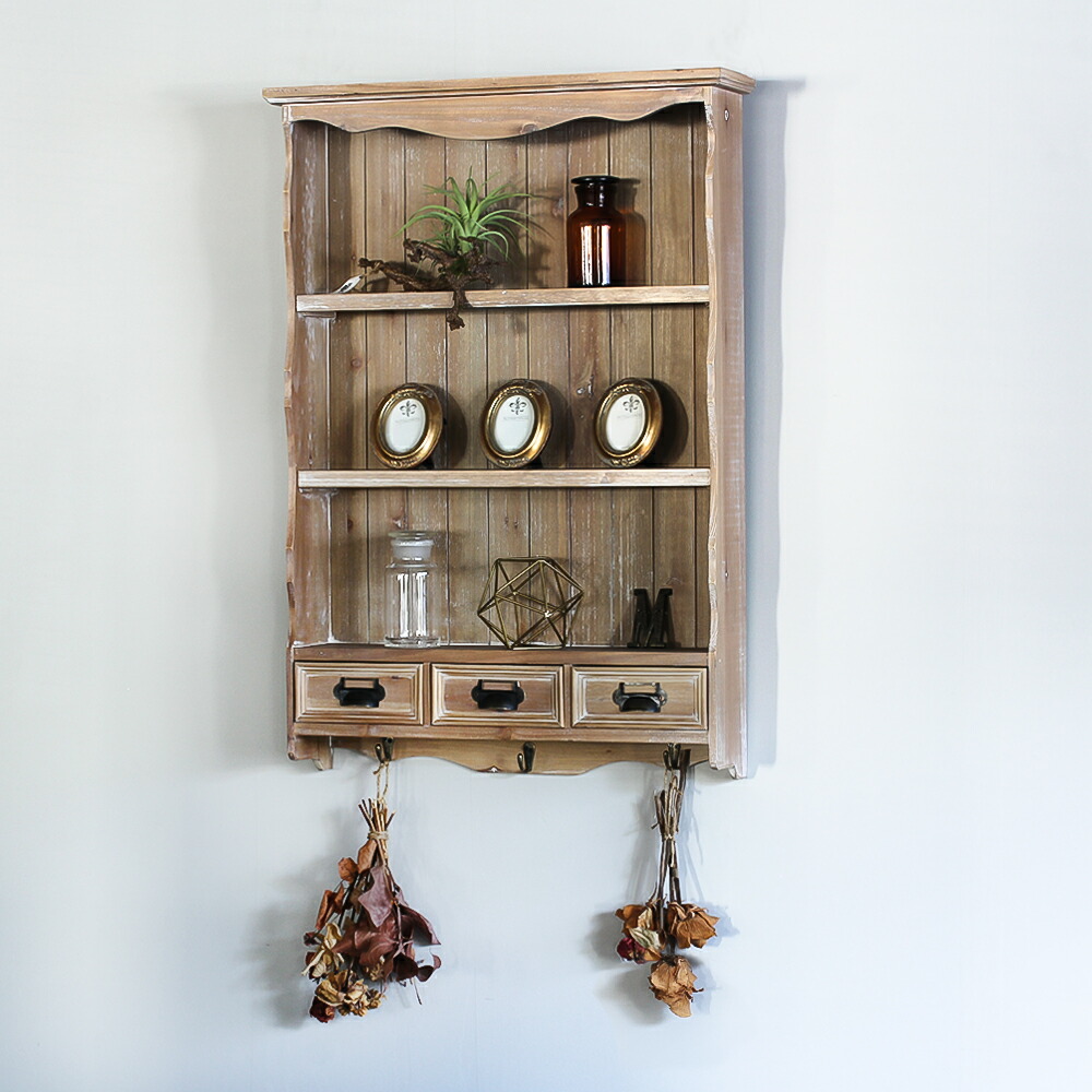 楽天市場】ヴィンテージ（ウォールシェルフ｜本棚・ラック・カラー