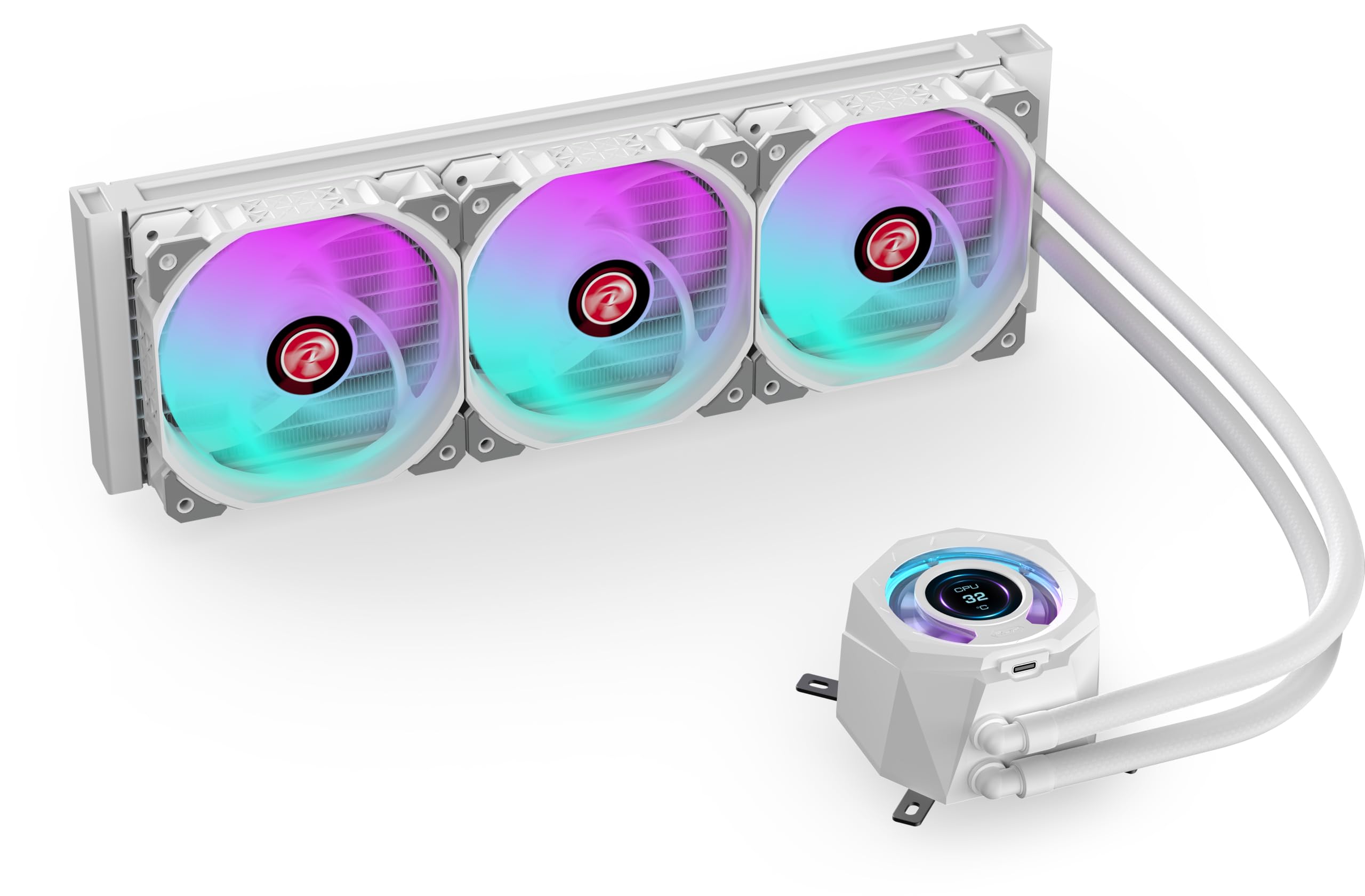 楽天市場】RAIJINTEK ライジンテック CYCLOPS 360 WHITE AIO水冷CPU
