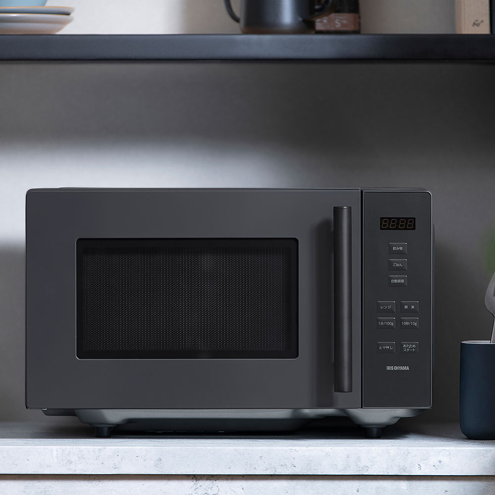 楽天市場】電子レンジ 18L IMB-F187-H グレー 104718 1台 アイリス