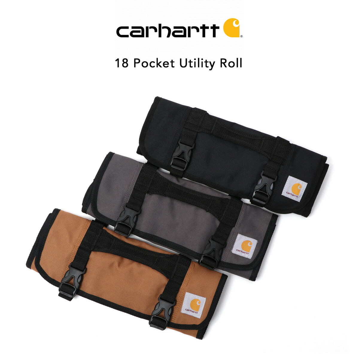 楽天市場】Carhartt カーハート CT0355 18 Pocket Utility Roll バッグ