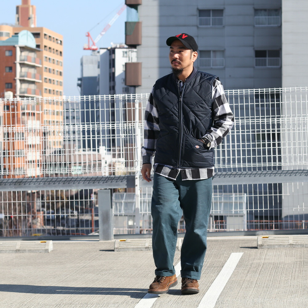 楽天市場】Dickies ディッキーズ TE242 Diamond Quilted Vest