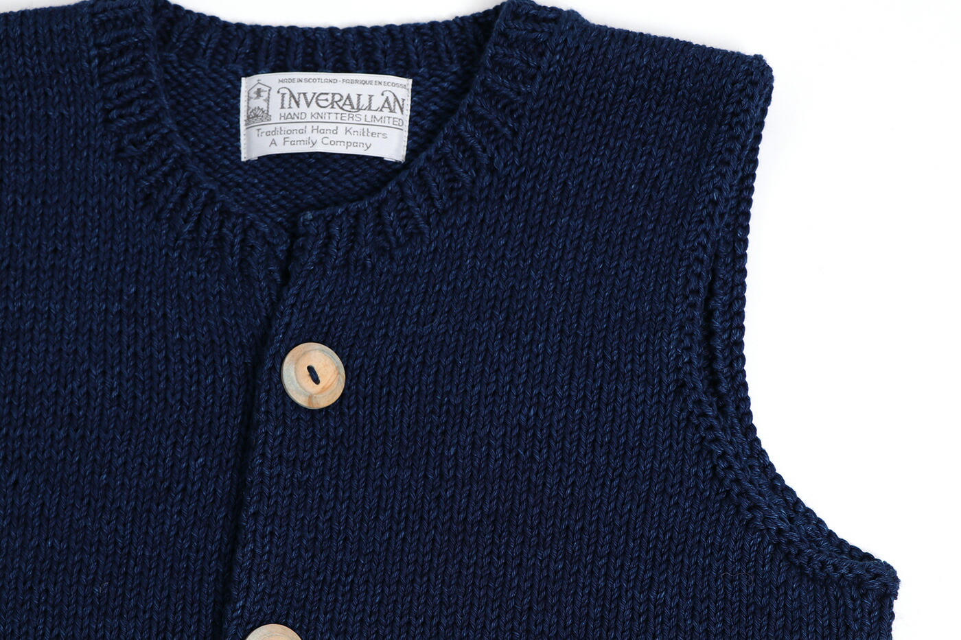 楽天市場】INVERALLAN インバーアラン ベスト コットンニットベスト
