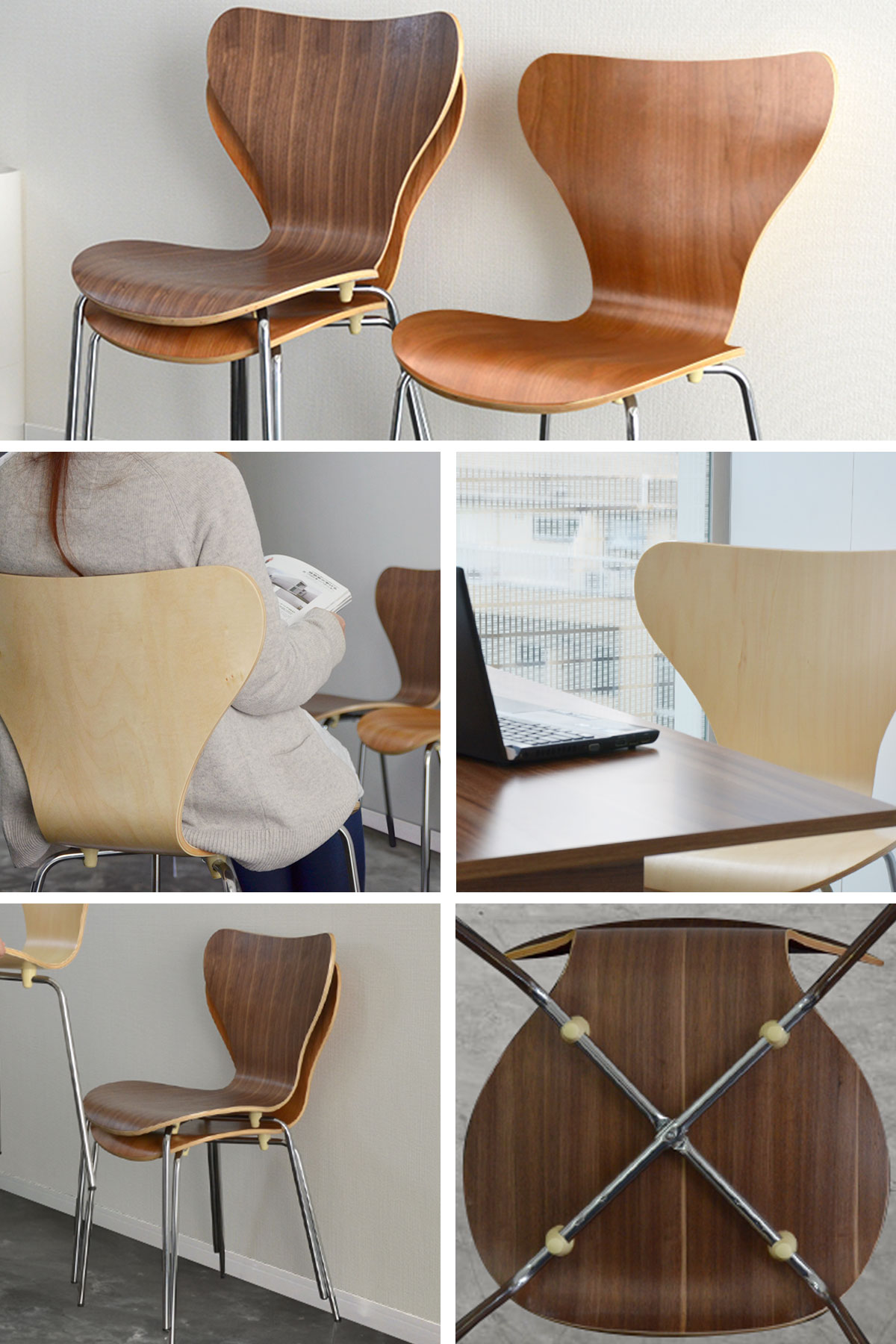 楽天市場】【楽天1位】ダイニングチェア 2脚セット 北欧 プライウッド