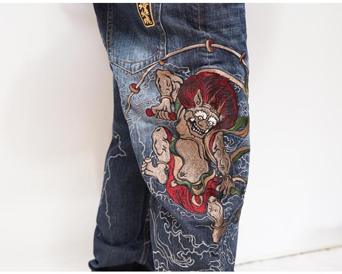 楽天市場】絡繰魂 カラクリダマシイ 和柄 ジーンズ デニム メンズ 総