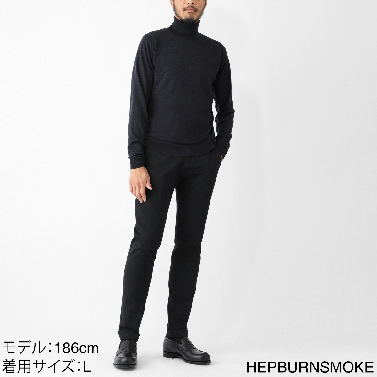 楽天市場】ジョンスメドレー JOHN SMEDLEY タートルネック ニット